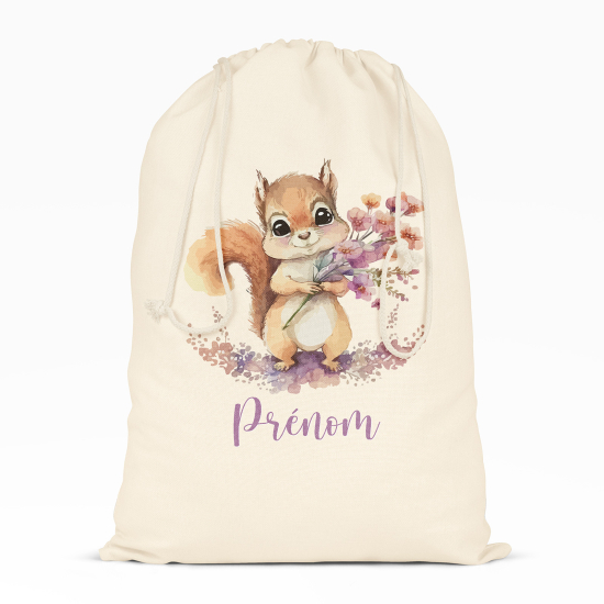 Bolsa de hilo personalizada - Ardilla