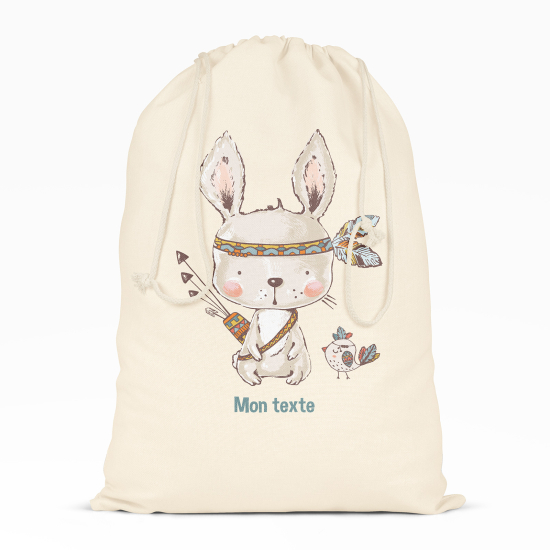 Bolsa de hilo personalizada - Conejo indio