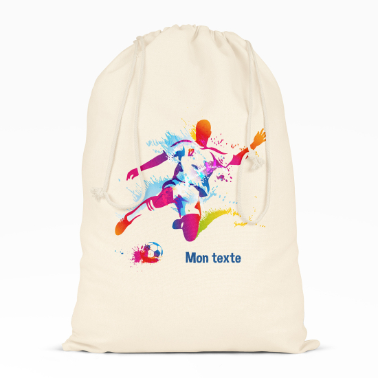 Bolsa de hilo personalizada - Futbolista