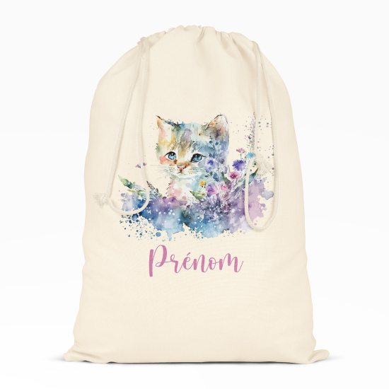 Bolsa de hilo personalizada - Gatito