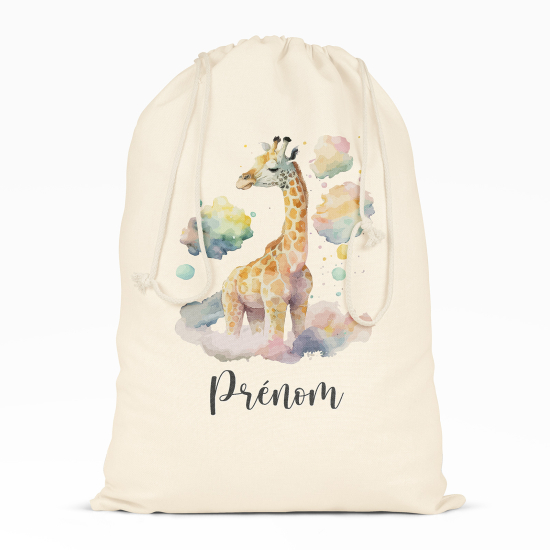 Bolsa de hilo personalizada - Jirafa
