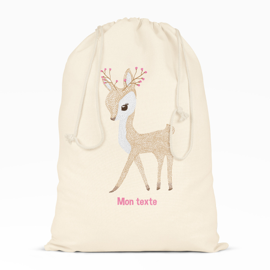 Bolsa de hilo personalizada - Lindo cervatillo