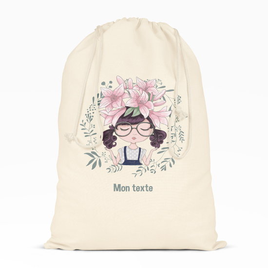 Bolsa de hilo personalizada - Niña pequeña
