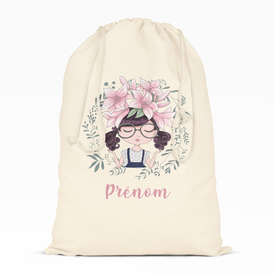 Bolsa de hilo personalizada - Niña pequeña