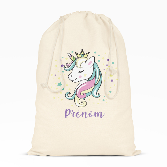 Bolsa de hilo personalizada - Princesa unicornio