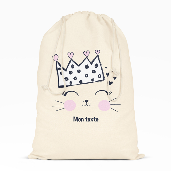 Bolsa de hilo personalizada - Reina de los gatos