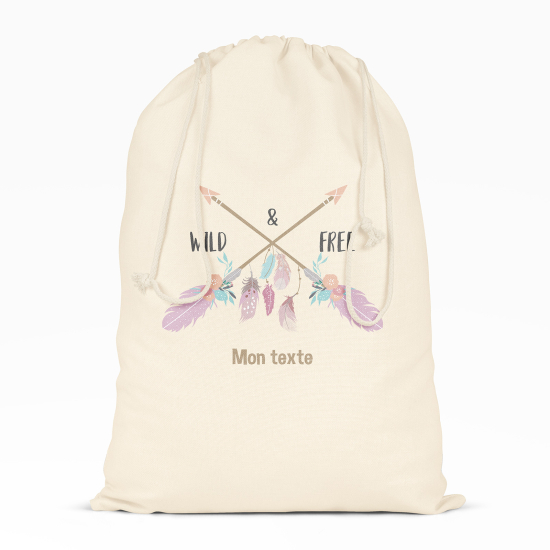 Bolsa de hilo personalizada - Salvaje y libre