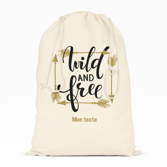 Bolsa de hilo personalizada - Salvaje y libre