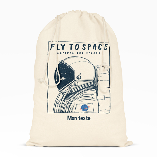 Bolsa de hilo personalizada - Vuela al espacio