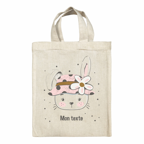 Bolsa de tela personalizada - Conejo