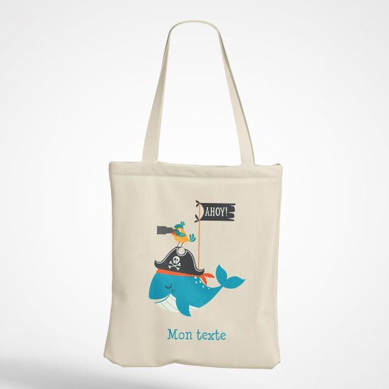 Bolsa personalizada - Ballena pirata