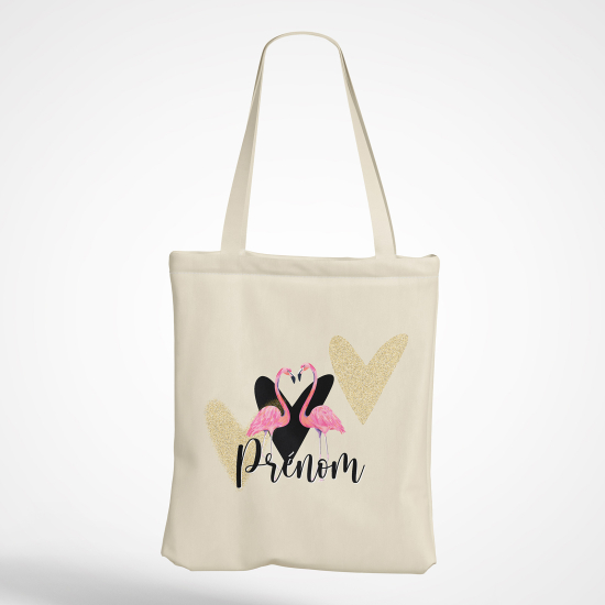 Bolsa personalizada - Flamencos rosas