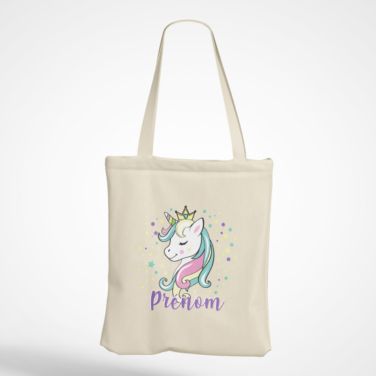 Bolsa personalizada - Princesa unicornio