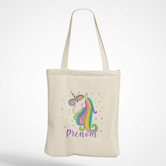 Bolsa personalizada - Unicornio arcoíris