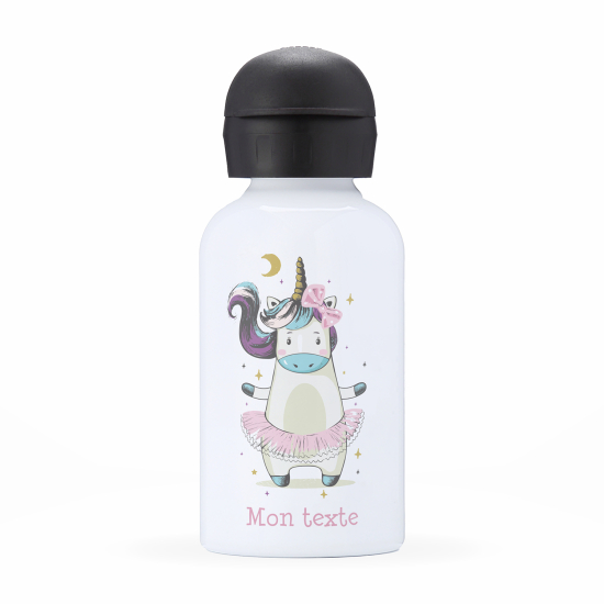 Cantimplora isotérmica personalizada para niños - Bailarina unicornio
