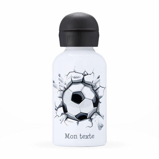 Cantimplora isotérmica personalizada para niños - Balón de fútbol