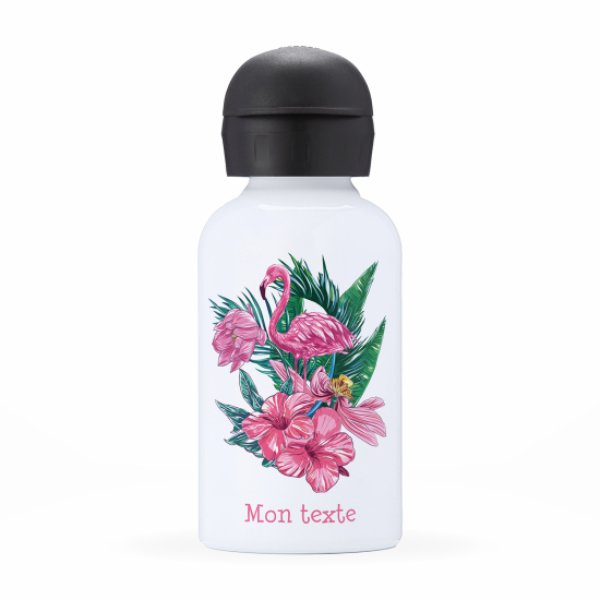 Cantimplora isotérmica personalizada para niños - Flamenco rosa