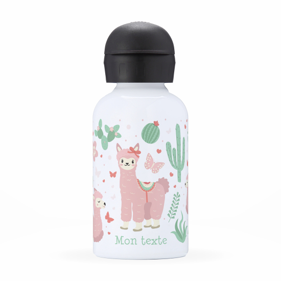 Cantimplora isotérmica personalizada para niños - Lamas
