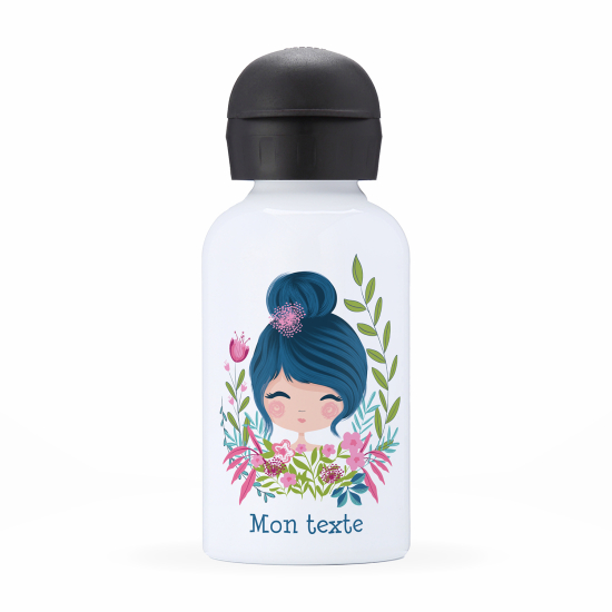 Cantimplora isotérmica personalizada para niños - Niña pequeña