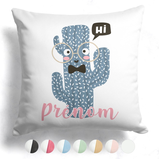 Cojín bicolor personalizado - Cactus