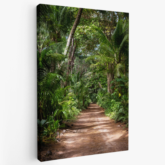 Cuadro en Lienzo - Camino en el bosque
