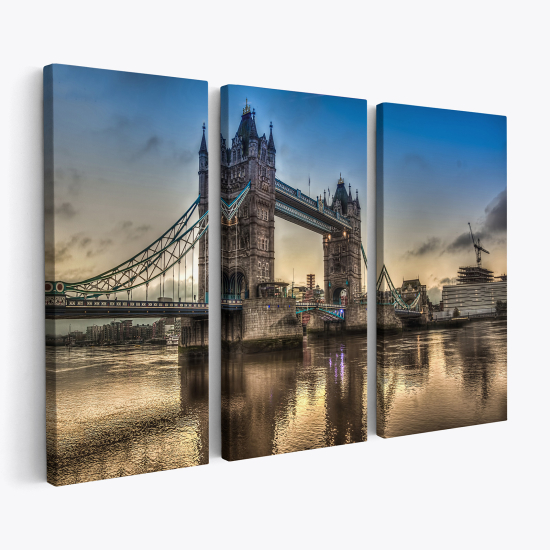 Cuadro tríptico - Puente de la Torre de Londres