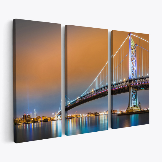 Cuadro tríptico - Puente Nueva York
