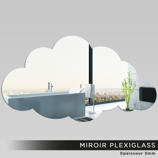 Espejo acrílico plexiglás - Nube