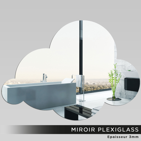 Espejo acrílico plexiglás - Nube