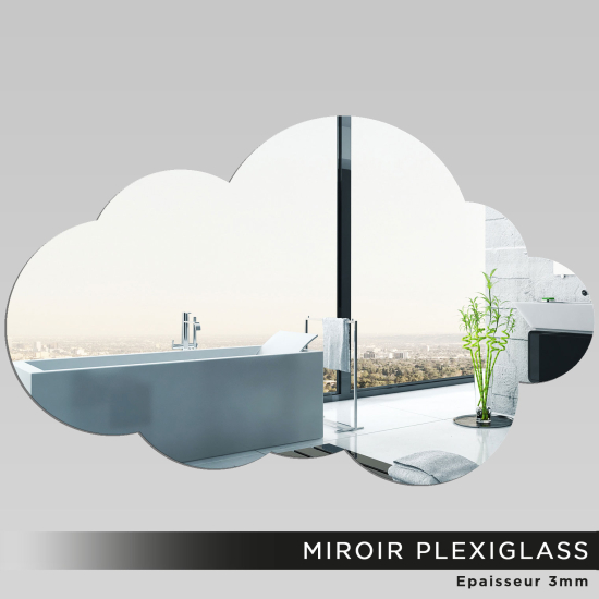 Espejo acrílico plexiglás - Nube