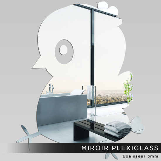Espejo acrílico plexiglás - Pájaro