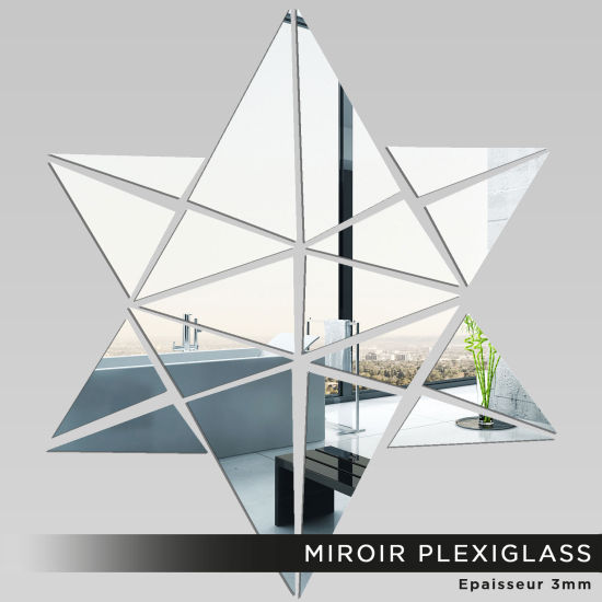 Espejo acrílico plexiglás - Triángulo
