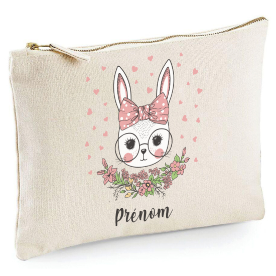 Estuche / Bolsa - Coneja con Gafas