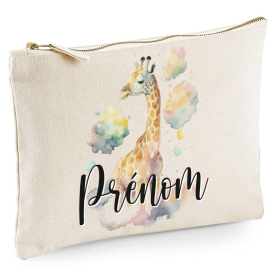 Estuche / Bolsa - Nombre Jirafa