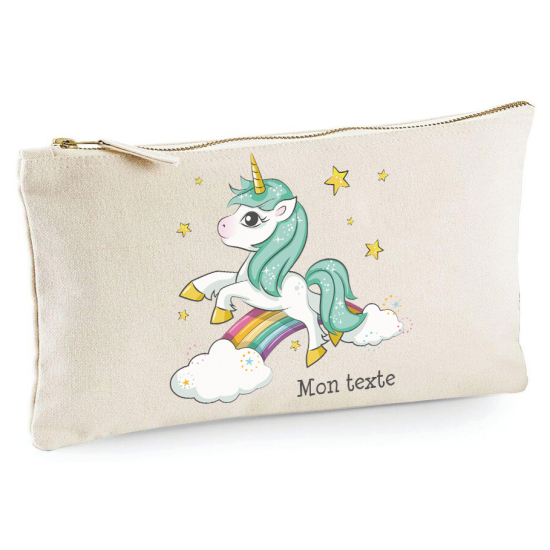 Estuche / Bolsa - Unicornio arcoíris