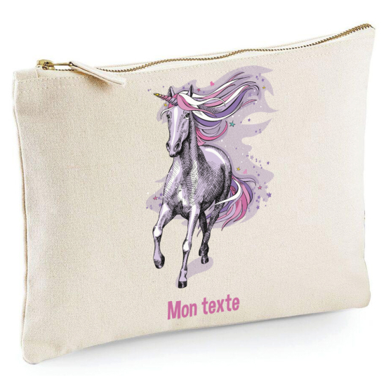 Estuche / Bolsa - Unicornio Violeta