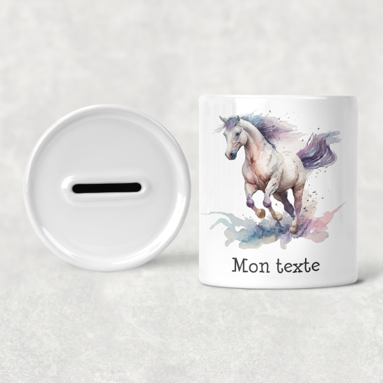 Hucha para niños personalizada - Infantil - Caballo