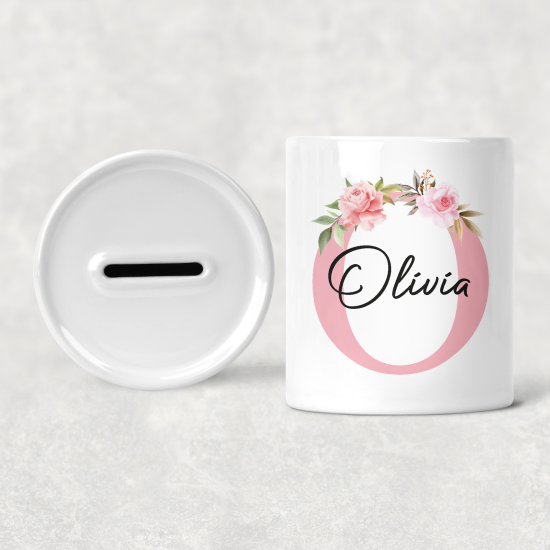 Hucha para niños personalizada - Infantil - O