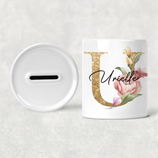 Hucha para niños personalizada - Infantil - U