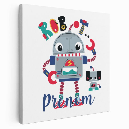 Lienzo personalizado para niños - Infantil - Robots