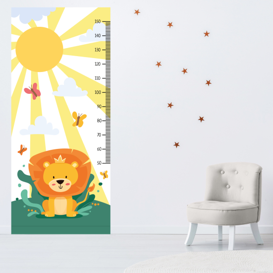 Medidor infantil Vinilo Adhesivo - León