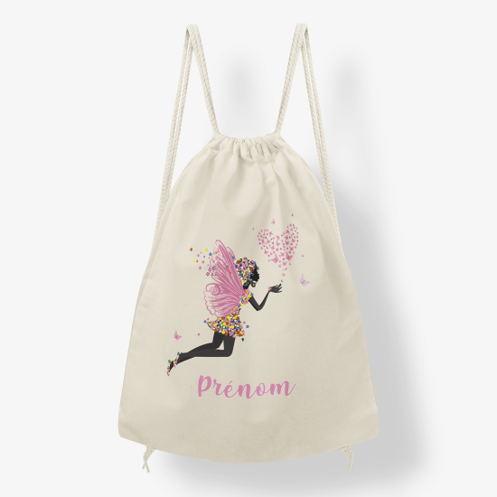 Mochila personalizada - Hada colorida