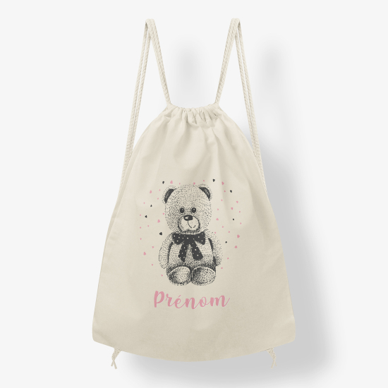 Mochila personalizada - Oso de peluche
