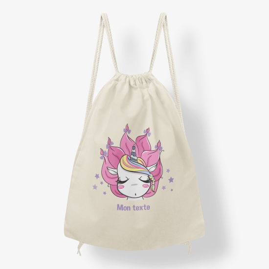 Mochila personalizada - Pequeño unicornio