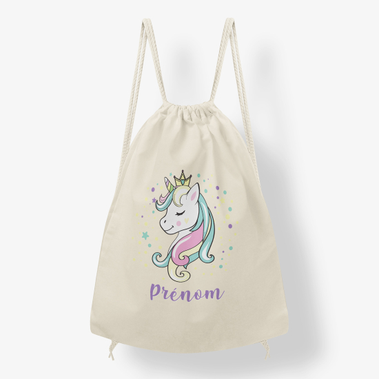 Mochila personalizada - Pequeño unicornio