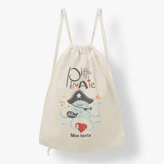Mochila personalizada - Pulpo pirata