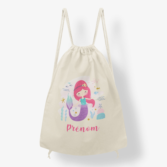 Mochila personalizada - Sirena