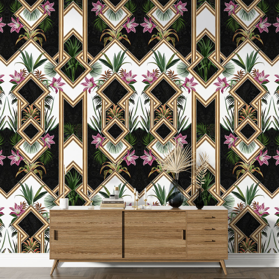 Papel pintado con motivos XL - Flores Diseño