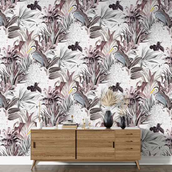 Papel pintado con motivos XL - Motivo botánico