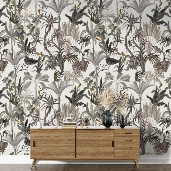 Papel pintado con motivos XL - Motivo botánico